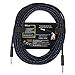 Produktbild Justdolife 32.8ft Instrumentenkabel Professionelle Kupfer Gerade Gitarren Kabel Bass Kabel