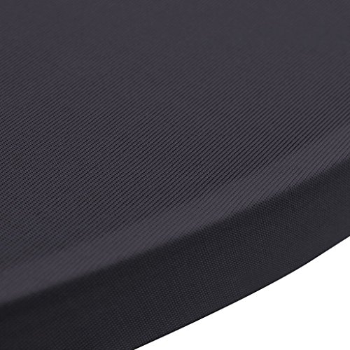 vidaXL 2x Stehtischhusse Stretch Hussen für Bistrotisch Stehtischhussen 80 cm Anthrazit - 4