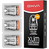 OXVA Xlim Top Fill Cartridge, 3 ml, Pack of 3, New Improved Pods Available in 0.4ohm - 0.6ohm - 0.8ohm - 1.2ohm - Large Capac