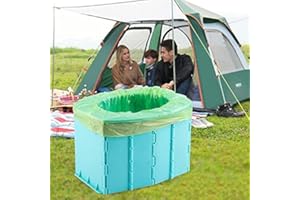 Niazi, toilettes de camping, toilettes portatives pour camping en plein air, toilettes mobiles et pliables pour le camping, les voyages, la randonnée, les excursions, les embouteillages