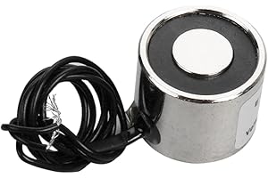 HOSIFIY Elettromagnete, tensione di lavoro 24±2V, il valore massimo di aspirazione è 8Kg/79N, 25 x 20mm L'elettromagnete a ventosa rotonda
