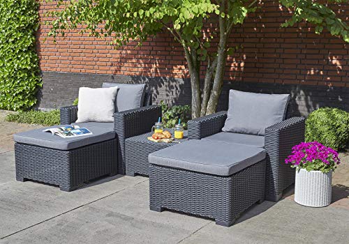 Allibert Rattan Tisch - California • Rattan-Gartenmoebel ...
