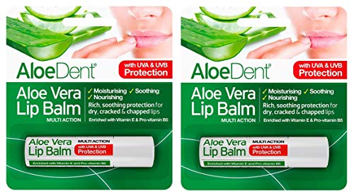 Aloe Vera Lip Balm 4g x 2 Pack Deal Saver