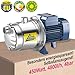 Produktbild PROFI- PUMPE HAUSWASSERWERK HAUSWASSERAUTOMAT SELBSTANSAUGEND KREISELPUMPE PUMPE INNO-TEC 450 Watt mit max. 4bar /max. 4800L/h, 4-Stufige LEISE ENERGIESPARSAME EDELSTAHL-Pumpe für Klarwasser aus REGENWASSERTANK ZISTERNE REGENTANK ERDTANK TRINKWASSER REGENWASSER u. BRAUCHWASSER -Versorgung | PROFI & INDUSTRIE Qualität aus EU-FERTIGUNG DAUERLAUF-geignet