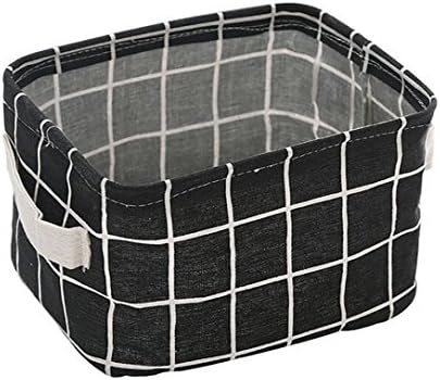 Clothes Storage Bag, Sonnena Foldable Storage Bin Closet Toy Box Container Organizer Fabric Basket Home Decor Clothes Bag (Basket, Black)