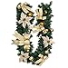 Produktbild 1.8M Weihnachtsgirlande Weihnachtsdeko Tannengirlande mit Beeren Blumen Schleifen Weihnachtskranz Bunt Weinachten Girlande Kranz Treppen Fensterdeko Christbaumkuglen Dekoration Gold