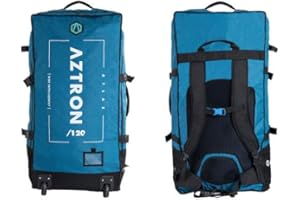 AZTRON Zaino Sport 120 lt con Ruote, Altas Borsa con rotelle 120L Unisex Adulto, Blu, 95x45x30