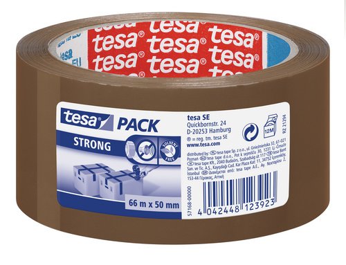Tesa 57168-00000-05 - Torre de rollos de cinta de embalaje  PVC  50 mm x 66 m  fuerte  6 unidades   color marr  n reviews Tesa 57168-00000-05 - Torre de rollos de cinta de embalaje  PVC  50 mm x 66 m  fuerte  6 unidades   color marr  n