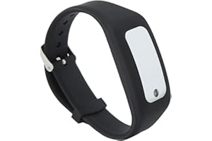 Ldafava Pulsera Antiestática, Eliminador de Estática Automático para Muñeca, Correa Ajustable para Deportes y Uso Diario, Elimina la Electricidad Estática sin Cable, Material Suave y Ligero (Negro)