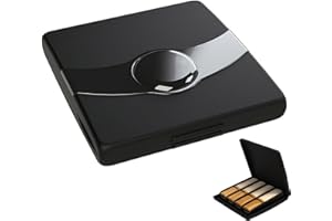 TOKANEIT Klarinettenblatt Kartenetui, Stimmzungen Klarinette und Saxophon Aufbewahrungskoffer, Saxophon Clarinet Reed Case, mit Feuchtigkeitsregulierung, Wasserdicht und Sturzsicher, Blätteretui