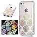Produktbild SsHhUu Apple iPhone 5C Hülle, Transparent Laser Weiche TPU Stoßfest Kratzfeste Silikon Bumper Schutzhülle Handy Tasche Schale Etui für für Apple iPhone 5C (4.0") Schneeflocke