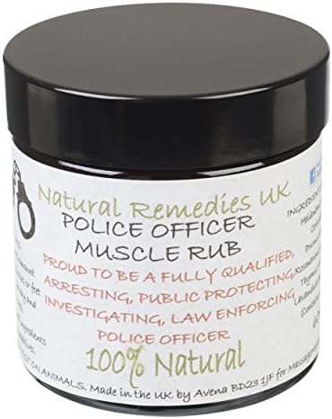 Police Officer Muscle Rub: Natural Massage Balm 60ml