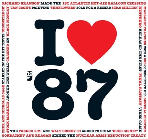 Preisvergleich Produktbild 1987 Birthday Gift - 1987 I Heart CD and Greeting Card