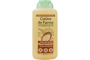 Corine de Farme - Huile de Douche Nourrissante à l’Huile d’Argan - Peaux Sèches à Très Sèches - Hydratation Intense & Protection Anti-Dessèchement - 92% d’Ingrédients Naturels - 500 ml