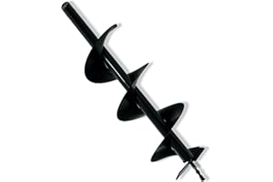 NEMAXX® B200 Cabezal de Barrena para Taladro y Atornillador Inalámbrico [200MM] – Cabezal de Repuesto para Perforador de Suelo, Barrena de Tierra y Barrena de Jardín