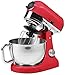Produktbild Medion MD 16480 Premium Küchenmaschine (100 Watt, acht Geschwindigkeitsstufen, Edelstahlschüssel, mischen, 4,6 Liter, kneten rühren) rot