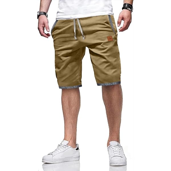 Indicode Uomini Kinnaird – Pantaloncini Cargo Chino Con Stretch, Comfort E Tasche