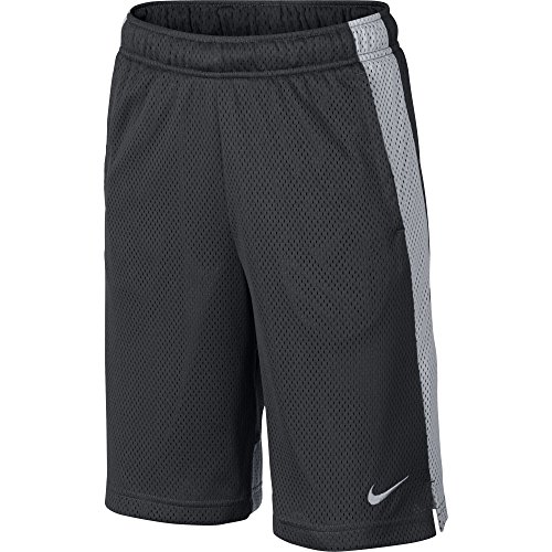 NIKE Boys' Monster Mesh Shorts, Anthracite/Wolf Grey/Wolf Grey, Small