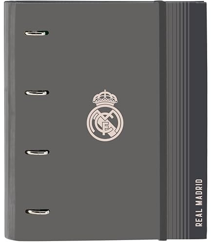 Safta Real Madrid 3ème équipe 24/25 - Classeur Avec 4 Anneaux