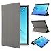 Produktbild Huawei MediaPad M5 10.8 Zoll Hülle - iHarbort Ultra Slim Leder Tasche Hülle Etui Schutzhülle Für Huawei MediaPad M5 10.8" 27,43 cm Case Cover Holder, mit Sleep/Wake-up-Funktion, Grau