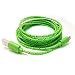Produktbild ULTRICS® Micro USB Kabel 3M GREEN Nylon geflochtenes Aufladeeinheits-Kabel Tangle geben Synchronisierungsauflade USB-androides Aufladeeinheits-Blei für Samsung-Galaxie, Sony, Nokia, Microsoft, Motorola, Nexus, Huawei, LG, Xiaomi, OPPO - Lebenszeit-Garantie, Geld frei zurück Garantie