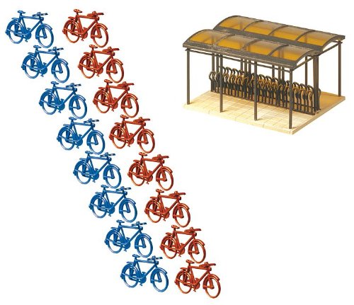 Preisvergleich Produktbild 272544 - Faller N - Fahrradunterstand City Compact