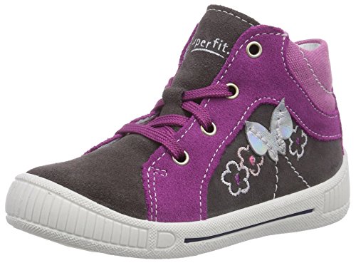 Superfit Baby Girls’ COOLY First shoes - sneakers Gray Size: 2.5