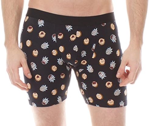 Rick and Morty Mob Scene Boxer Brief (Medium)