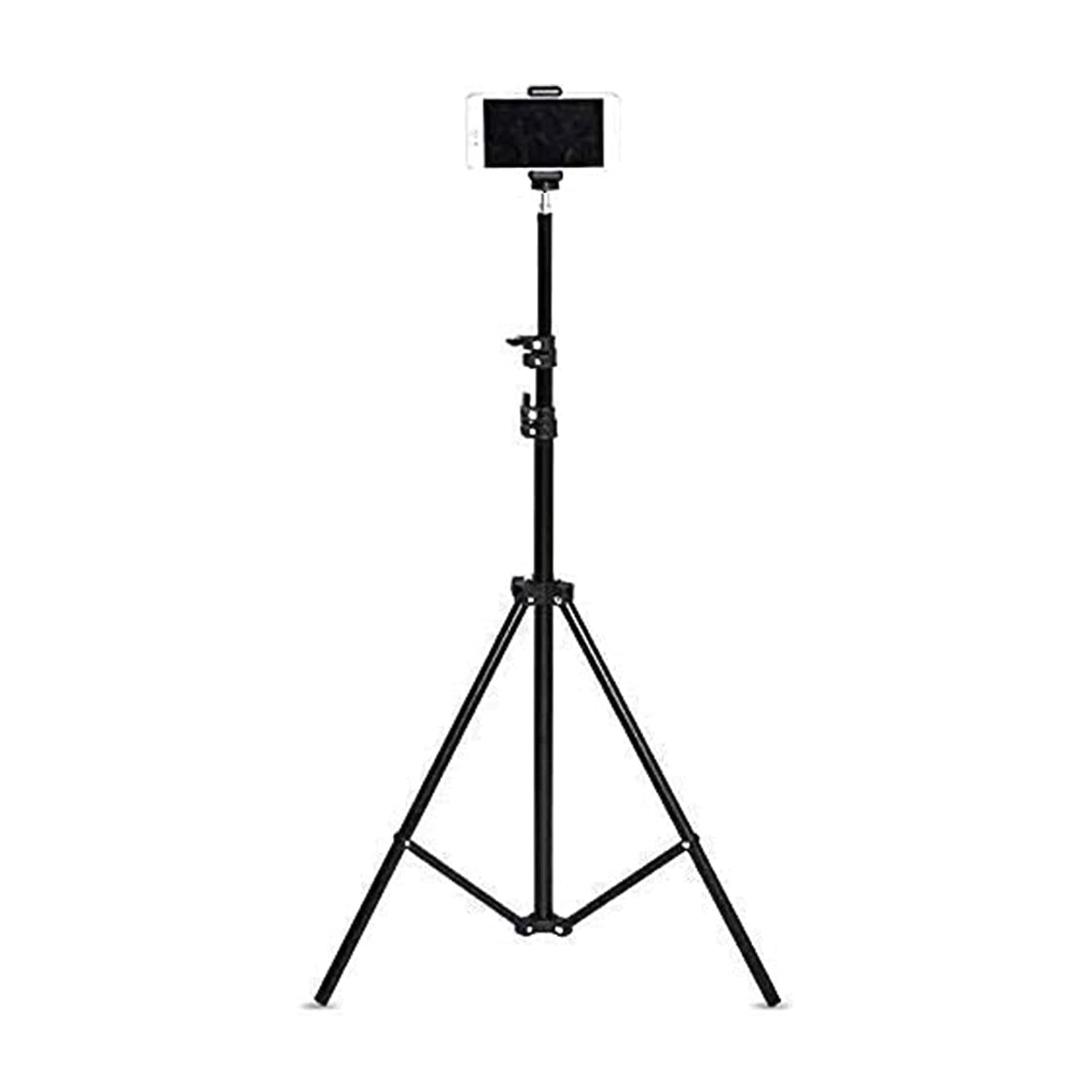 theprintingzone 7 feet Lightweight & Portable (84 Inch) Long Tripod Stand for YouTube | Photo-Shoot | Video Shoot | Live Stream | Makeup | 360-degree Rotation for All Mobiles & Cameras
