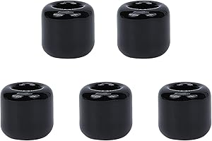 AHANDMAKER Set di 5 portacandele in Ceramica con Carillon, portacandele Neri per incantesimi rituali, Ideali per lanciare Carillon, rituali, incantesimi, veglia, Stregoneria, Forniture Wiccan e Altro