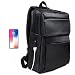 Produktbild HPLQM Laptop Notebook Rucksack USB Ladeanschluss: 35L gefütterte Tasche für Laptop bis zu 15.6 Zoll - wasserdichte Schultasche, Arbeitstasche für Computer bei Arbeit, Schule, Uni & Reisen