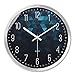 Produktbild HAPI 14 in Nordisch Modern minimalistischen mute personalisierte kreative und elegante Wohnzimmer Schlafzimmer Runde Wanduhr, SKU tao060 Pin weiß silber satiniert Behälter von Aluminium (23)