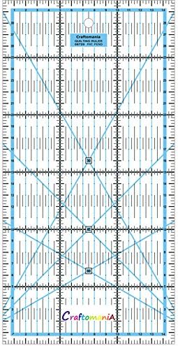 Quilting Patchwork Ruler Rotary Craft Rectangle Metric - 30 x 15cm