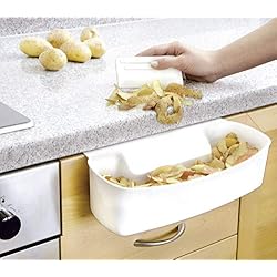 Wenko Coupelle de Collecte pour Déchets, 32.5 x 17.3 x 9 cm, blanc