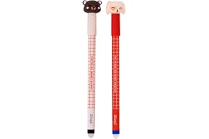 Mr. Wonderful – Set de 2 Stylos Effaçables Bo-Bo pour Couples – “You’re My Honey Bunny” & “You Make My Nose Twitch” – Cadeau de Saint-Valentin