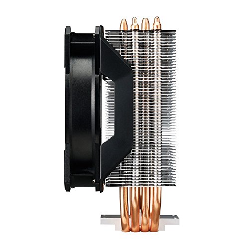 Cooler Master MasterAir MA410P RGB - Ventiladores de CPU  4 Heatpipes  1 x MasterFan AB 120 RGB Ventilador  LED RGB  MAP-T4PN-220PC-R1