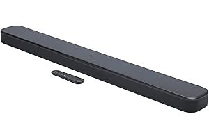 JBL Bar 300 MK2, Barre de Son Bluetooth Tout-en-Un 5.0 canaux pour TV avec Son Surround Dolby Atmos, HDMI eARC, Wi-FI, vidéo 4K, PureVoice 2.0 et MultiBeam 3.0, Noir