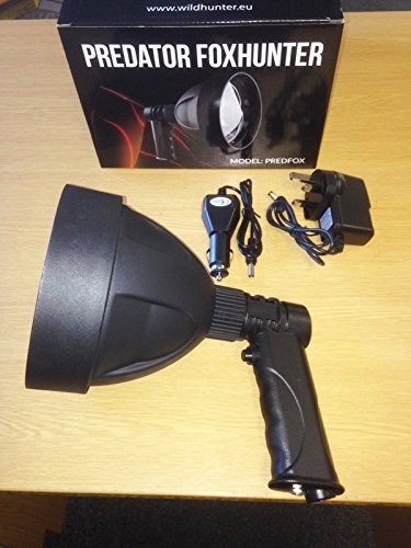 Wildhunter Predator Foxhunter Handheld LED Rechargeable 150mm Lamp**Built in Battery**500m Beam**Hunting Shooting Rabbit Fox Night Lamping Handheld Wireless Lamp Light Torch