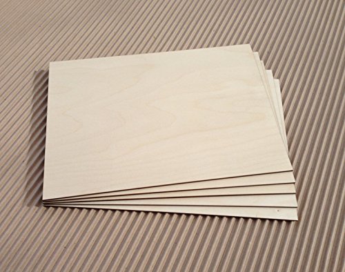 laserply Birke Sperrholzplatte A4 Blatt 25 Stück - 2