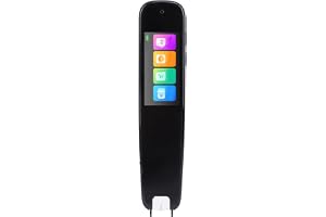Yechiry Scan Reader Pen, 1.97in HD Screen Metallic Utseende Språköversättare, Digital översättningspenna med 112 Språk Voice Translation för Studier, Resor, Företag, Lärande