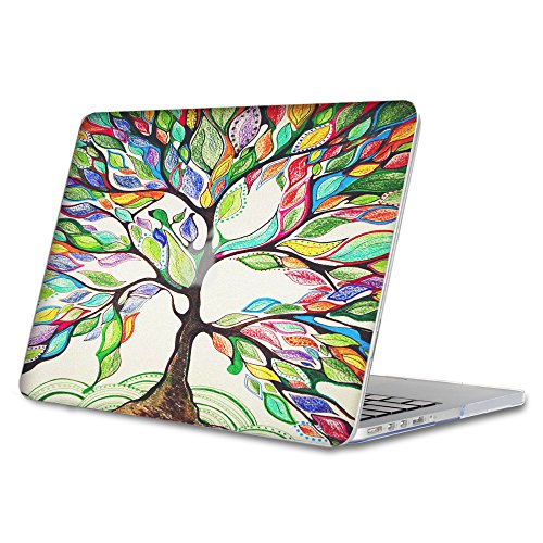 Fintie MacBook Pro 13 Retina Hülle (NO CD-ROM Drive) - Ultra Slim Plastik Hartschale Schutzhülle Snap Case für Apple MacBook Pro 13.3 Zoll mit Retina Display (A1502 / A1425), Liebesbaum