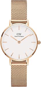 Daniel Wellington Petite Melrose Orologio Donna, 28mm, in Maglia, Oro Rosa  : Amazon.it: Orologi