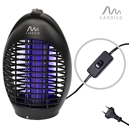 Gardigo Fluginsektenvernichter 20 m² mit UV-LED, schwarz