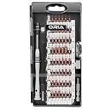 【60 in 1 Magnetische Schraubenzieher Set】- Umfasst 56 bit, lenker, verlängerung bar, phillips und flachen schraubenzieher, flexible ausweitung schacht, sim - karte auswerfer pin und nützliche instrumente.