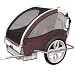 Infantastic Children's Bike Trailer & Jogging 2 Seater Stroller - Chestnut