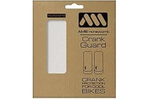 All Mountain Style Protector de Bielas Bicicleta Montaña y Carretera | Material PVC Adhesivo de Alta Resistencia | Evita Las Ralladuras de Cadena en Plato y Bielas