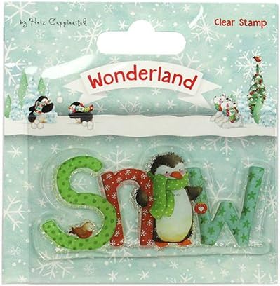 Wonderland Collection By Helz Cuppleditch - Card Craft Clear Stamp - Snow