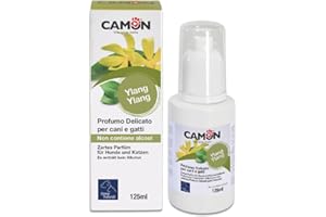 CAMON | Ylang-Ylang Hundeparfüm, 125 ml, milde Formel ohne Alkohol, angenehm für Tiere und Menschen