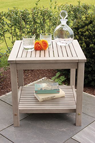 Preisvergleich Produktbild Beistelltisch BEISTELLTISCH 50X50 CM WASHED GREY