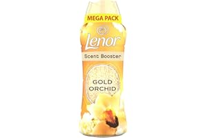 Lenor In-Wash Wäscheduft Booster Perlen, 570 g, Gold Orchidee, ein Schub der Frische für bis zu 12 Wochen Lagerung